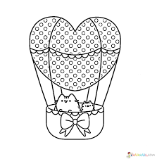 Pusheen eating delicious hamburger coloring pages. Pusheen Coloring Pages Print Them Online For Free