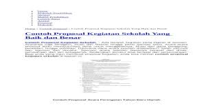 Semoga allah swt memberi kelancaran acara ini. Contoh Propsal Docx Document
