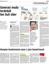 Ramai lupa diri bila kat media sosial, kononnya nak acah hebat mengkritik, menegur dan kecam orang. Generasi Muda Terdedah Kes Buli Siber Klik