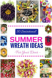 Hang the wreath on the wall while making it, so you can get an idea where you should add picks, leaves, or whatever adornments you are crafting with. 30 Sensational Summer Wreath Ideas For Your Door Southern Charm Wreaths