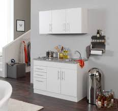 Küche singleküche küchenzeile miniküche küchenblock 180 cm weiß grau respekta. Singlekuche Ebay