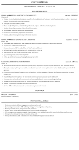 To get there, we made a few administrative assistant. Marketing Administrative Assistant Resume Sample Mintresume