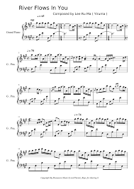 How To Play River Flows In You On Piano River Flows In You Yiruma River Flow In You Sheet Music Teaching Music