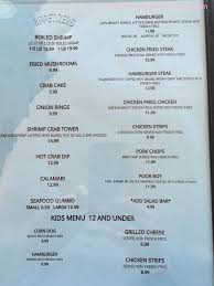 online menu of fishermans cove restaurant aransas pass texas 78336 zmenu