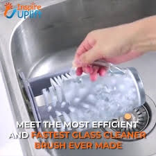Sink Glass Cleaner Brush Video Cleaning Hacks House Cleaning Tips Glass Cleaner