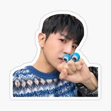 My Girl Donghun" Sticker for Sale by catiehinesart