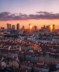 Warsaw At Dusk Poland In 2020 City Architecture City View City Photography