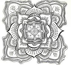 Complex mandala coloring page with horse 2. Mandala Colori Mandala Coloring Pages Difficult Love