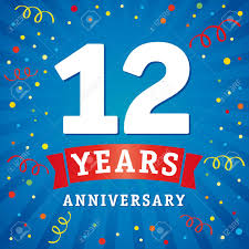 Since the beginning of this epic celebration, we've been treating you to tons from august 17 through october 12 , just log in to world of tanks and you'll see a congratulatory message along with your personal lifetime game. 12 Years Anniversary Logo Celebration Card 12th Years Anniversary Royalty Free Cliparts Vectors And Stock Illustration Image 83003380