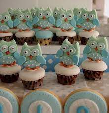 Owl Mini Cupcakes Owl Cakes Owl Cupcakes Baby Shower Cupcakes