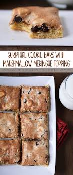 Marshmallow Cookie Bars Recipe Scripture Cookies Chocolate Chip Marshmallow Cookies Chocolate Chip Cookie Bars