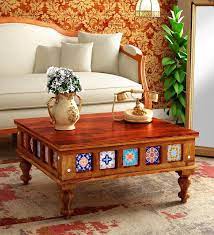 Find all variants of oak coffee table available at discounted prices and offers. Stacy Solid Wood Coffee Table In Honey Oak Finish Shagun Arts