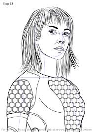 learn how to draw johanna from the hunger games the hunger games step by step drawing tutorials