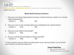 May 20, 2015 · 3 min read. Mental Health Diversion Questions Ppt Download