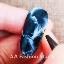 Bug Bite Black And Blue Ring Pin By Shamima Nasrin Diba On Nail Art Video In 2020 Nail Design Video Nail Art Hacks Nail Designs