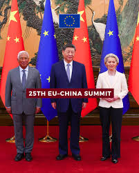 The 25th EU-China summit is taking place today, 24th July, in Beijing, China.⁣  ⁣ Marking 50 years of diplomatic relations, the summit is an opportunity to  engage at the highest level and