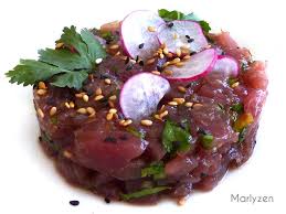 Tartare De Thon Rouge A L Asiatique Tartare De Thon Tartare De Thon Rouge Recettes De Cuisine