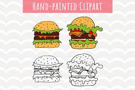 Add hamburgers to your gemfile. Hamburger Clip Art Fast Food Svg Burger Files By Dreamer S Designs Thehungryjpeg Com
