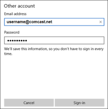 Aug 22, 2018 · furthermore, you can log into your account with on a pc or on a mobile device. How To Configure Comcast With Windows 10 Add Comcast In Windows