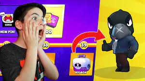 Unlock Crow From Brawl Pass Big Box Brawl Stars Youtube