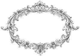 I love the hand drawn feel of this one! 24 Frame Clipart Fancy And Ornate Updated The Graphics Fairy