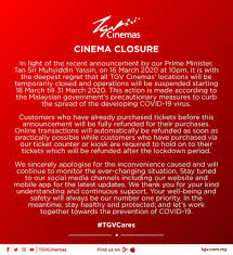 Dengan reputasi yang baik setelah menawarkan perkhidmatan yang cemerlang kepada pelanggan, anda pasti tidak akan terlepas promosi ini iaitu tiket wayang serendah rm10. Rasmi Penutupan Sementara Panggung Wayang Gsc Tgv Dan Mbo Cinemas Bermula 18 Mac Ini Technave Bm