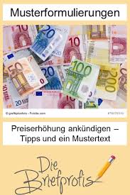 Awesome musterschreiben angebot ablehnen 2019. Preiserhohung Ankundigen So Formulieren Sie Glaubhaft Und Sympathisch