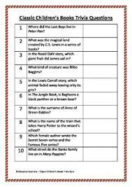 Nov 13, 2019 · this first grade trivia test is unexpectedly difficult — how will you do? Book Week Classic Children S Books Trivia Questions Quiz 20 Questions Trivia Questions Bible Facts Trivia Questions And Answers
