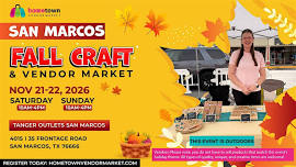 San Marcos Fall Craft & Vendor Market