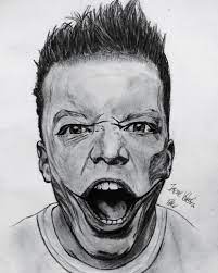 Draw Drawing Pencil Gotham Fanart Jeromevaleska Gotham Jerome Valeska Cameron Monaghan