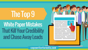 You can publish your white paper on venngage and share that link with a few clicks. The Top 9 White Paper Mistakes That Kill Your Credibility And Chase Away Leads Copywriter Toronto B2b Technology And Software Copywriter