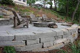 I lit several test fires after a few days of heavy rain. Pin By Everett S Landscape Mgmt Inc On Beautiful Yet Strong Retaining Walls Backyard Fire Sloped Garden Sloped Backyard
