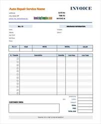 Our garage invoice template free library includes layouts for thank you cards, holiday cards, christmas cards, valentine's cards and more.send your best wishes when you create your own personalized greeting cards with one of our free greeting card design templates. 11 Free Auto Invoice Templates Word Excel Formats