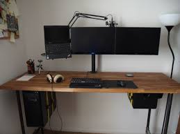 Standing Battlestation Gaming Room Setup Minimal House Design Home