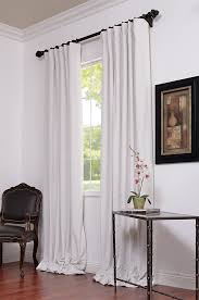 Bedroom Black And White Blackout Curtains Signature Off White Blackout Velvet Curtain White Blackout Curtains Velvet Curtains White Velvet Curtains