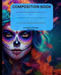 Amazon.com: Composition Book 6: LaCatrina Sugar Skulls Composition Book:  Jamison, Joel: Books