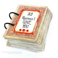 52 reasons why i love him will be easy to do. 52 Reasons Why I Love You Deck Of Cards Scrapbook Gift The Kavic Living