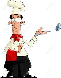 11104852 Kochen Auf Einem Wei En Hintergrund Vektor Illustration Lizenzfreie Bilder Jpg 1022 1300 Chef Pictures Cartoon People Kitchen Art