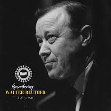 On this day fifty-five years ago, Walter Reuther and his wife May were  tragically killed in a plane crash in Pellston, MI. Today, we remember him  as a visionary and principled leader