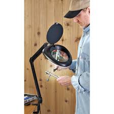 Lamp height is about 19 inches in the usual user position. Grandrich Magnifier Task Lamp 203312 Lighting At Sportsman S Guide