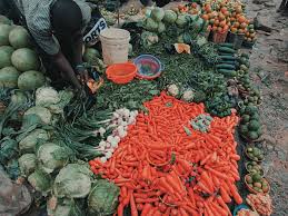 African Veg Market Variety Of Fruits Pop Up Market Abuja