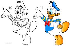 How To Draw Donald Duck Step 5 Donald Duck Drawing Duck Drawing Donald Duck