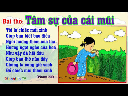 Các bài thơ chủ đề "Bản thân" cho bé