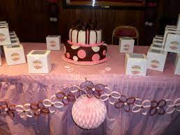 Baby Shower Brown Pink And White Girl Baby Shower Party Baby Shower Party Favors Baby Shower Party Favors Girl