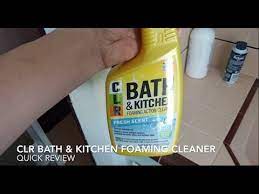 Clr bath and kitchen cleaner reviews. Clr Bath Kitchen Foaming Spray Quick Review Youtube