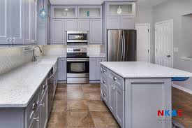 The pearl gray stain goes on smooth, meaning a clean area is just a wipe away. Pearl Gray