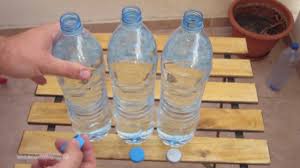 Indoor outdoor plastic bottle garden plant drip irrigation automatic device spike system. Water Plants While On Vacation Using Water Bottles Youtube