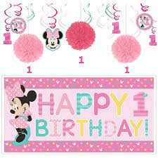Maybe you would like to learn more about one of these? Minnie Mouse Kids First Birthday Highchair Banner Minnie Mouse 1st Birthday Decorations Kit Minnie Party Decorations Supplies Toys Games Banners