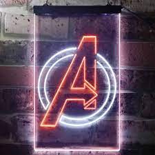 Captain America Avengers Neon Like Led Sign