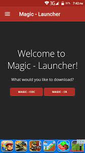 These are two separate servers, the former being coc private server and . Clash Of Magic Launcher 9 434 4 Apk Download